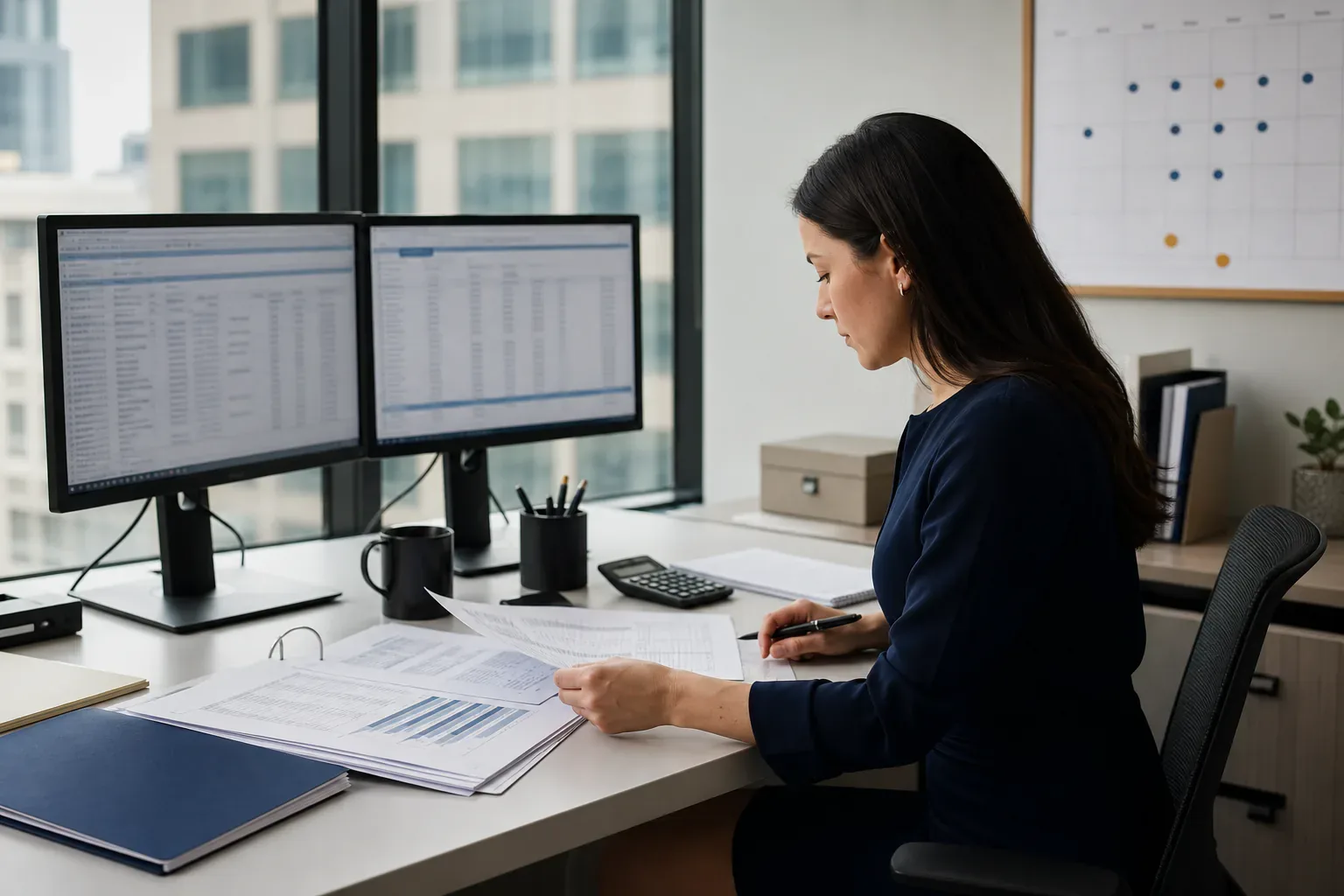 A lease administrator reconciling property records across documents and digital systems